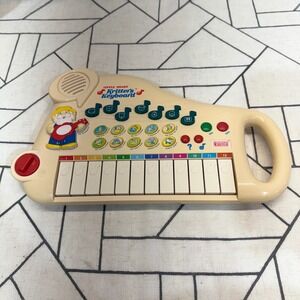 VTech Little Smart Kritter's Keyboard OS Cream Vintage Musical Toy Piano